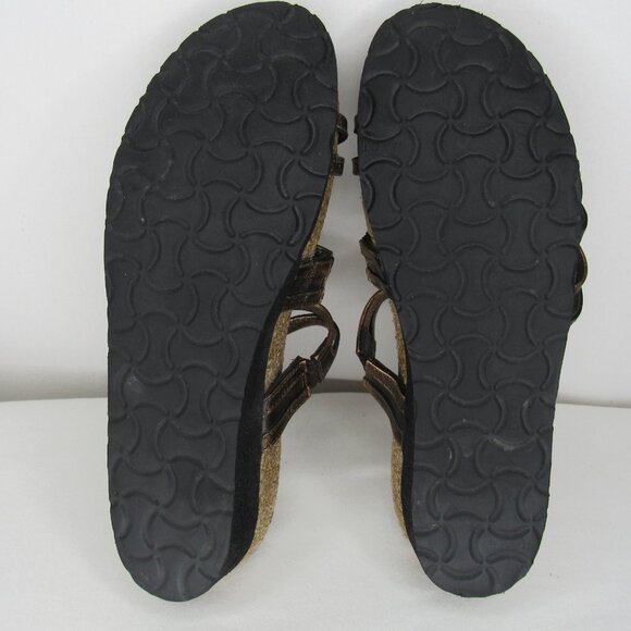 Naot BETTY Bronze Metallic Slide Sandal Women's 40 9 - Picture 7 of 8